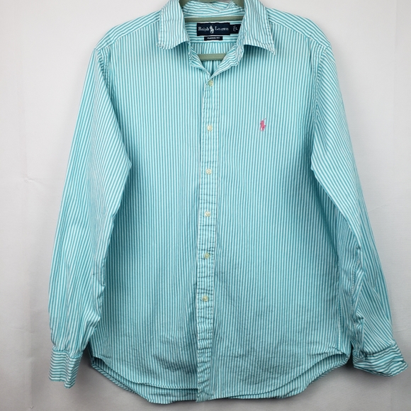 Ralph Lauren Men's Long Sleeve Shirt Size L - Picture 6 of 6